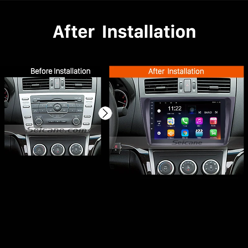 Seicane Android 8 1/Android 7 1 9 &quot2Din gps автомобильный Радио Tochscreen мультимедийный плеер для Mazda