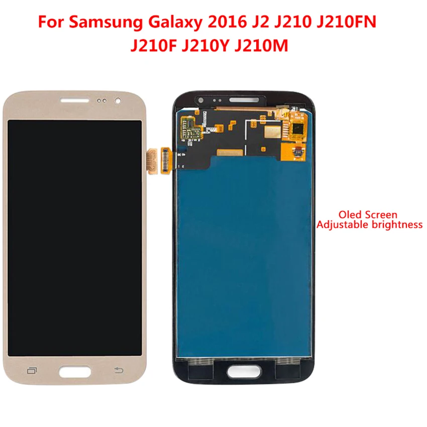 ЖК-дисплей s для Samsung Galaxy J2 2016 J210 J210F J210Y J210M J210FN Super AMOLED с сенсорным экраном