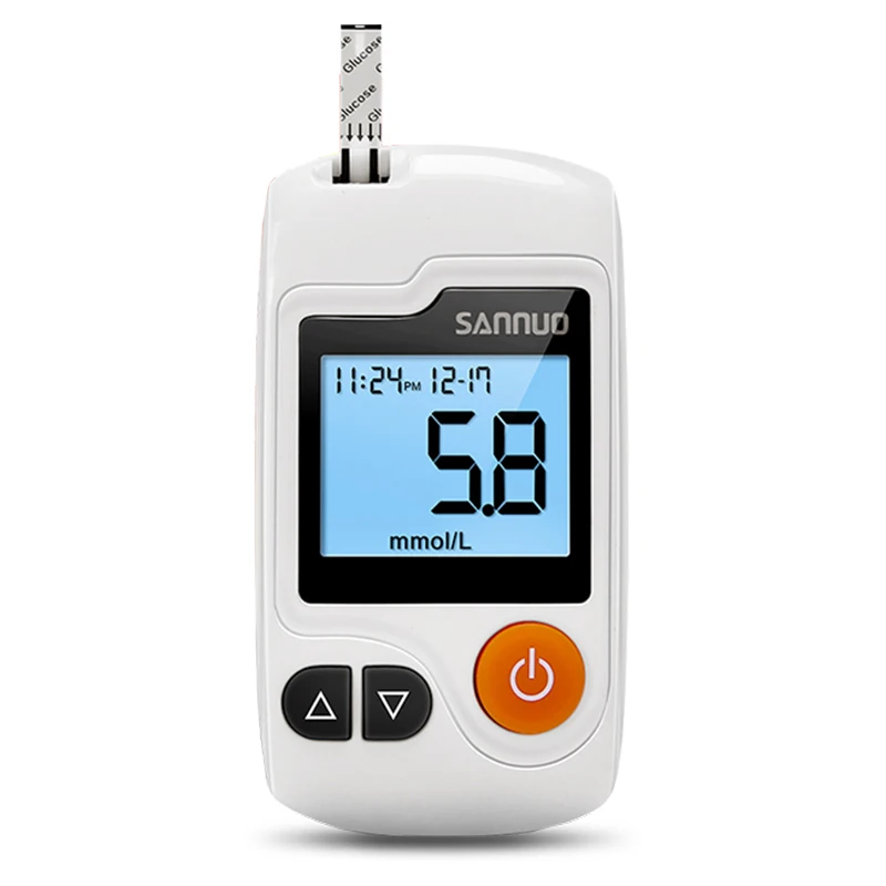 Only meter Sinocare Yizhun GA-3 глюкометр для измерения уровня сахара и тест-полоски и скарификатор; сахар в крови Glm тест для обнаружения диабета - Цвет: Only meter