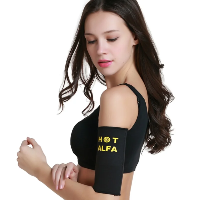 1 пара Khan Паровая сауна рукав налокотник поддержка для похудения стройнее