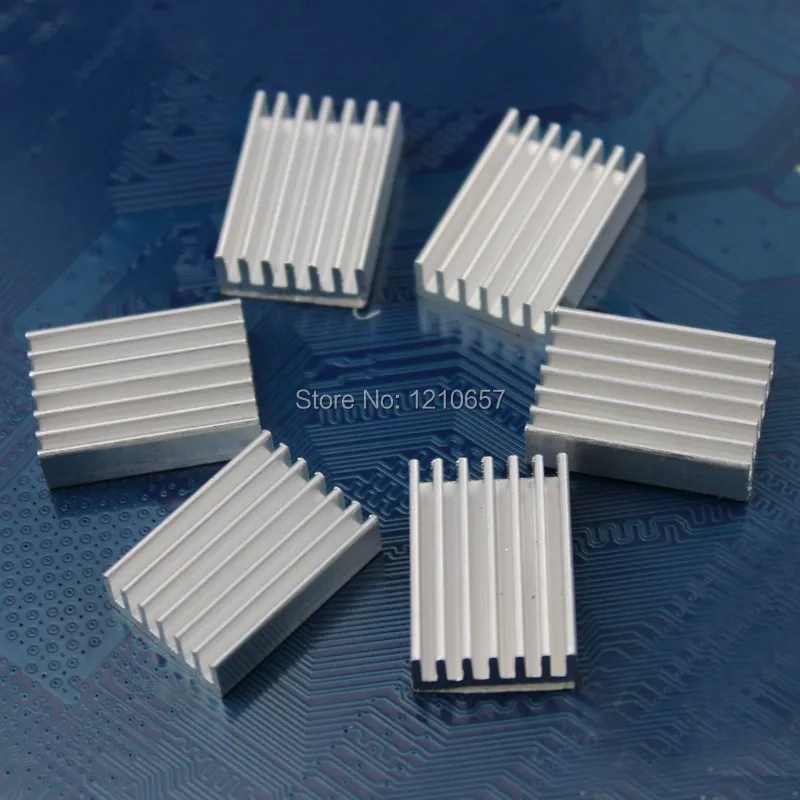 20 шт./партия алюминиевые радиаторы 20x11x5 мм для чипа Elektronik|heatsink material|heatsink