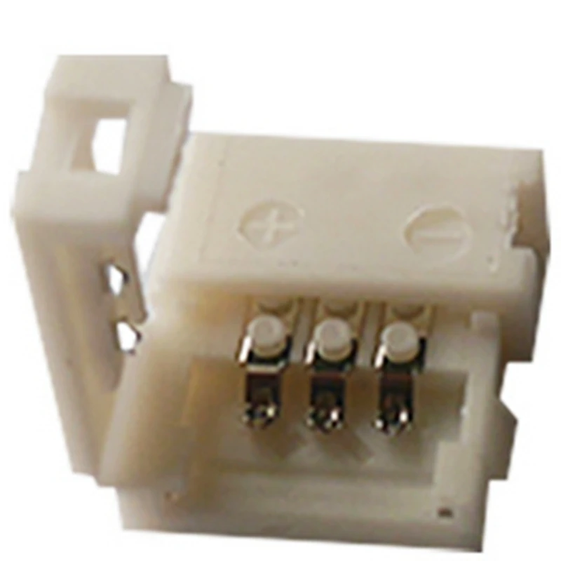 10 set L Форма светодиодный разъем 2 pin/3 pin/4 беспаечный штекер для 8 мм/10 мм