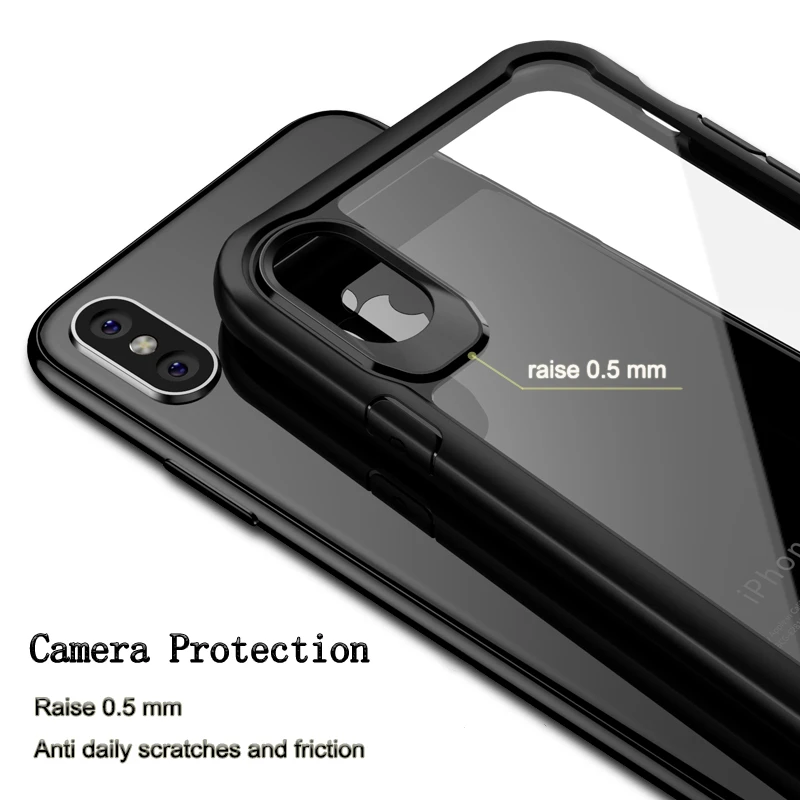 Connics телефон чехол для iPhone X прозрачный силиконовый анти стук защитный Чехол