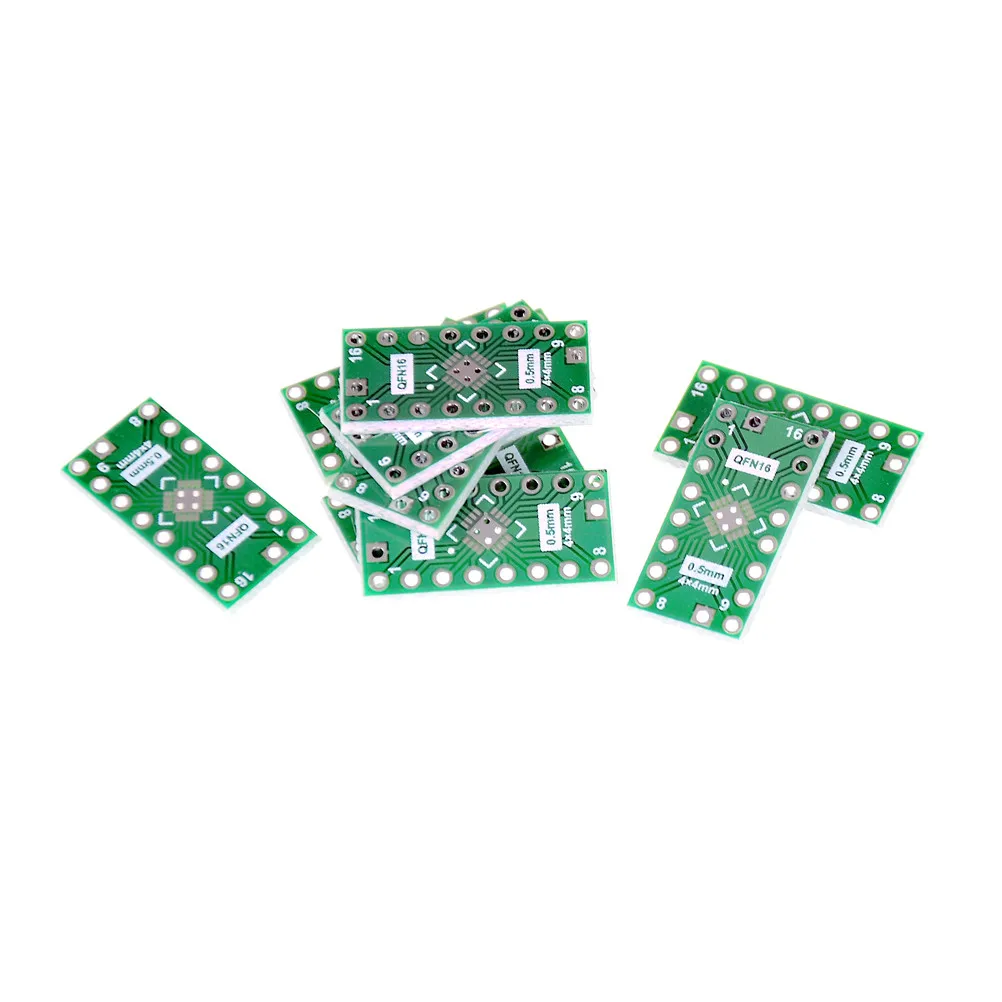 10 шт. PCB плата конвертер QFN16 контактный шаг 0 65 мм 5 к DIP16 адаптер | Обустройство дома