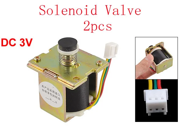 Электромагнитный клапан с самопоглощающимся напряжением 3 В постоянного тока