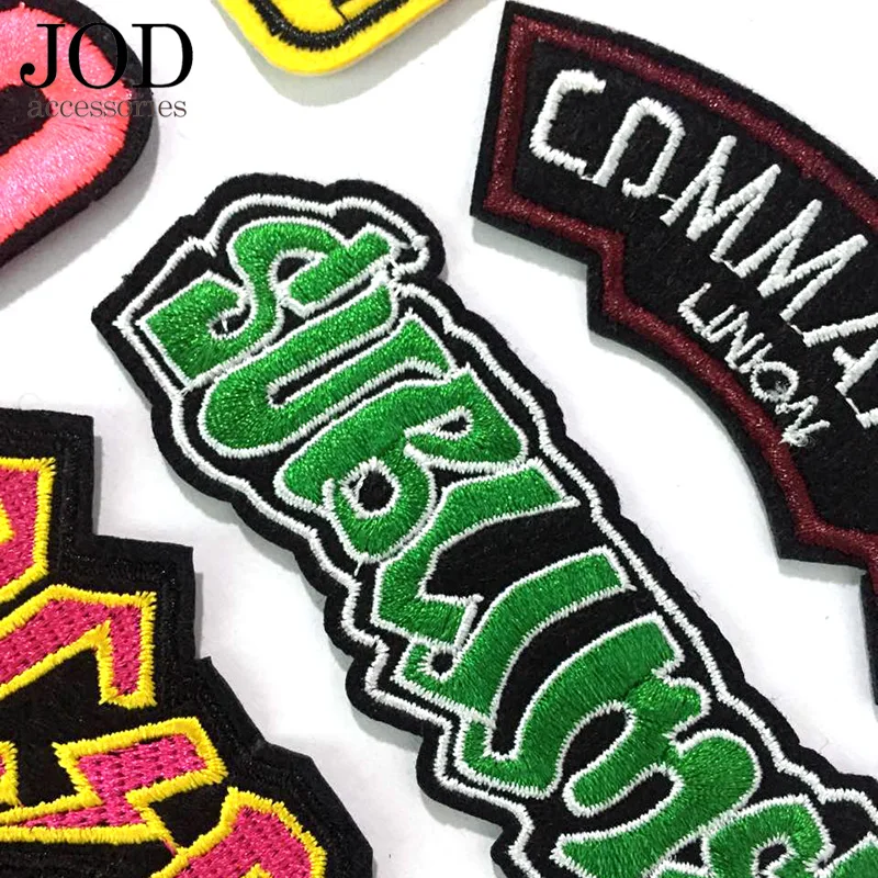 JOD, 13 шт., смешанные ACDC, железные нашивки для одежды, брендовые нашивки, аппликация для одежды, значок сделай сам, тканевые наклейки, логотип