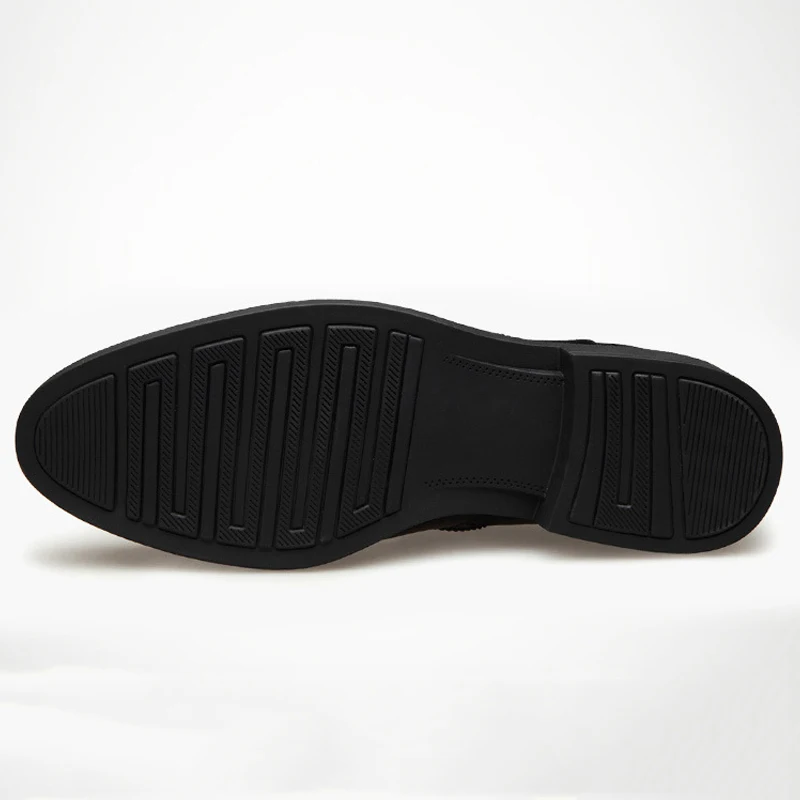 

DESAI New Style Men's Genuine Leather Shoes Bullock Carved Shoes Pointed Business Dress Shoes Men Wear Comfortable Oxfords