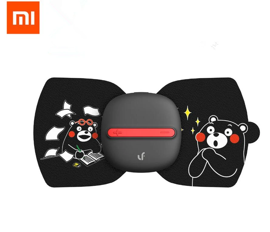 Xiaomi LF Портативный электрический стимулятор наклейки-массажеры всего тела Волшебный массаж терапия расслабить мышцы для офисного работника - Цвет: black standard set