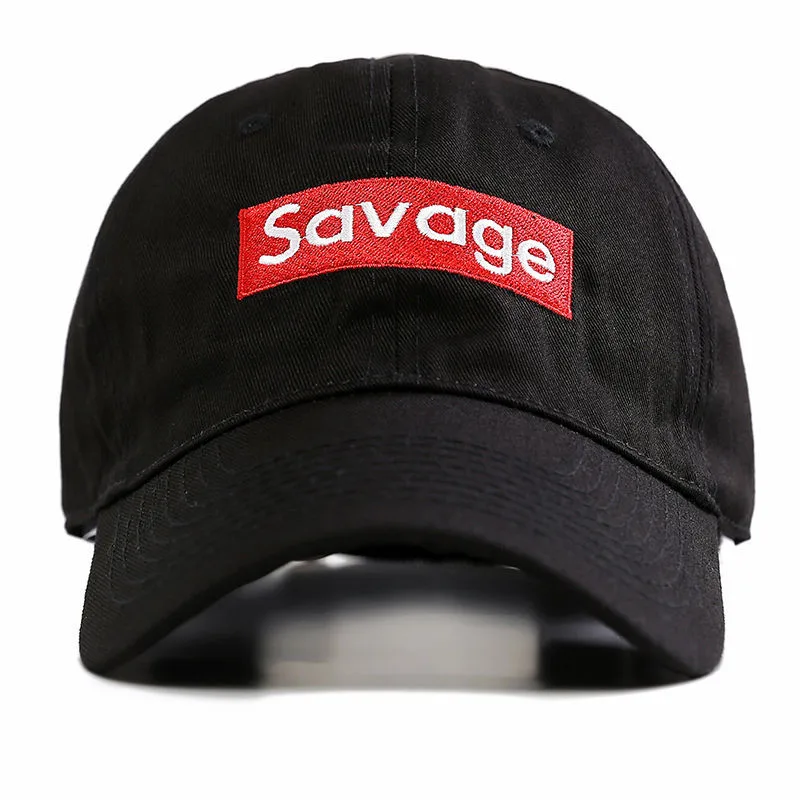 2018 модные Savage Бейсбол Кепки вышивка Для мужчин папа шляпа хлопок кости женщин