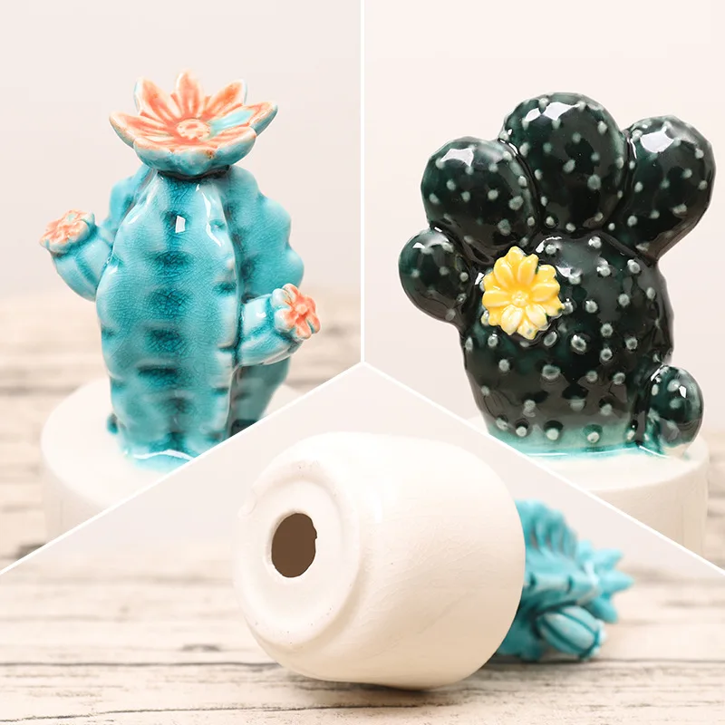 home decoration accessories ornaments decor modern kawaii ceramics cactus Nordic for living room office bedroom desk | Дом и сад
