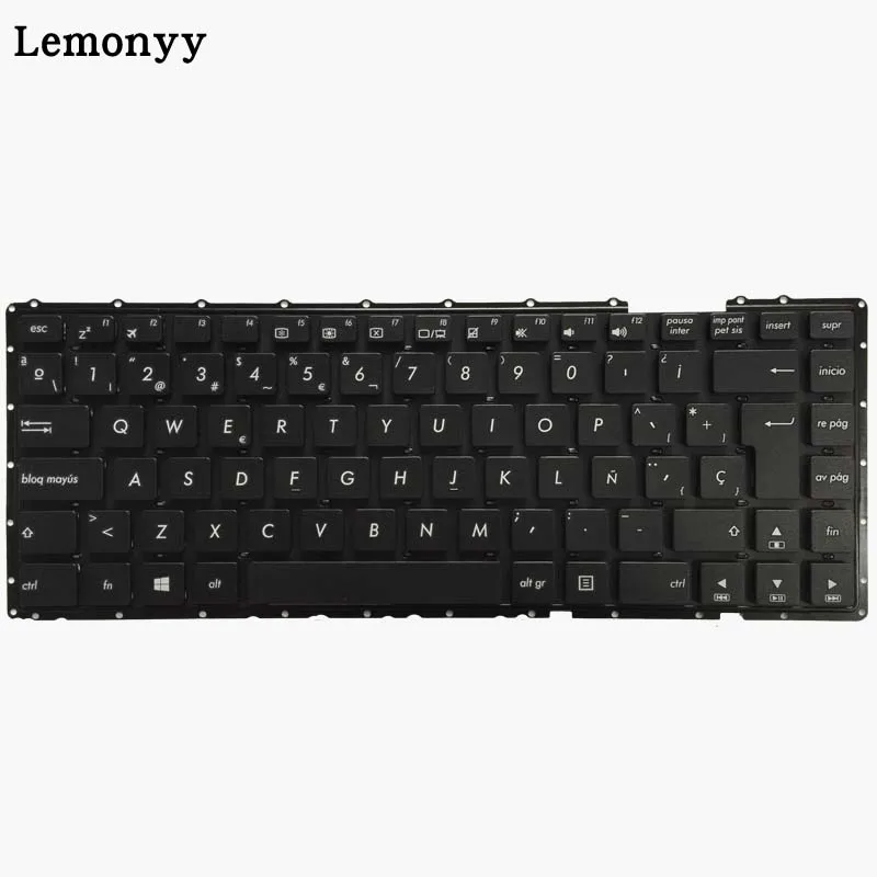 По-испански/латиноамериканских танцев Клавиатура для ноутбука Asus X451 X451C X451CA X451MA X451MAV A455 A450 X455 X454 R455 A455L F455 X403M W419L SP/LA