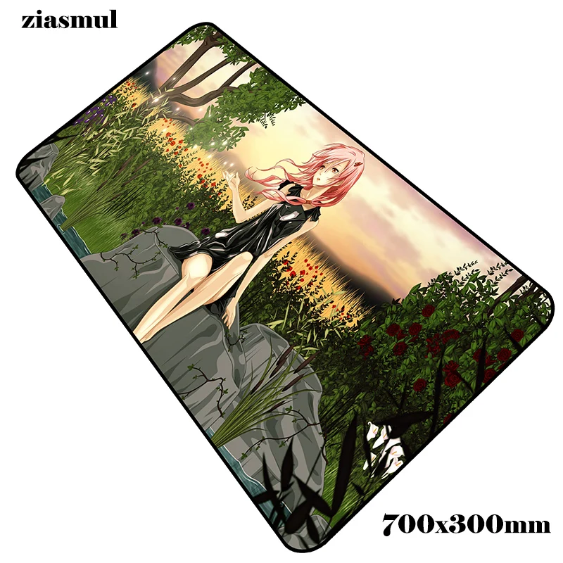 size 700x300x2mm Сексуальный коврик для мыши 700x300x2 мм, коврики для компьютерной мыши в стиле аниме, игровые аксессуары, японский коврик для мыши, клавиатура, игры, pc gamer, подарок для девочки - Цвет: size 700x300x2mm