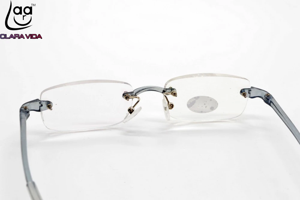 Очки для чтения без оправы мужчин и женщин светильник очки из Tr90 с