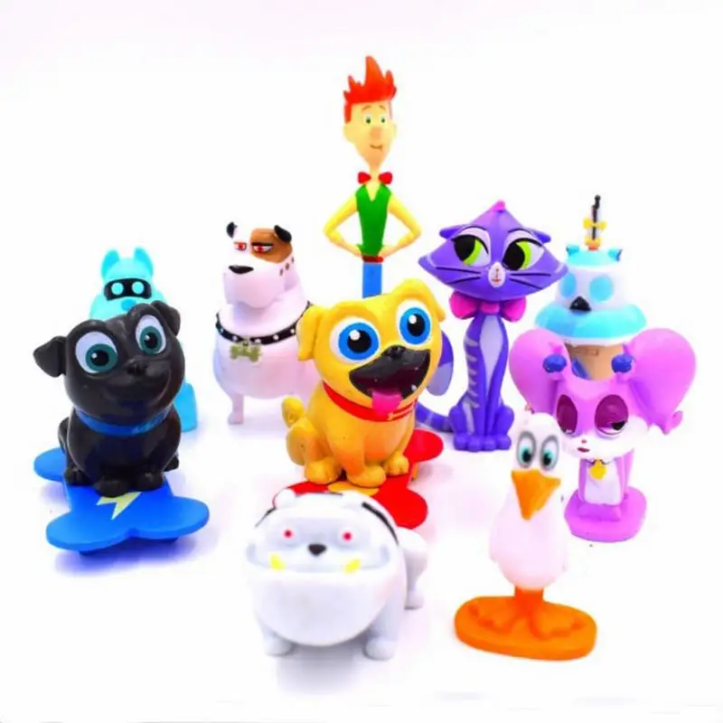 12 шт./компл. щенок собака Pals Doll Canina аниме игрушка фигурки героев игрушки