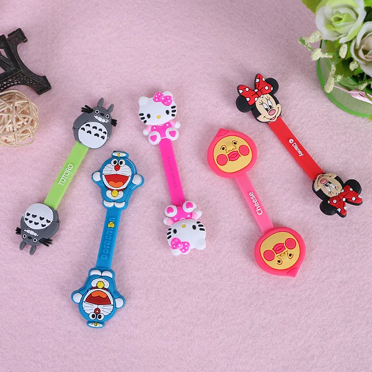 2 шт. милый Кабельный органайзер защита от наматывания шнура маркер для