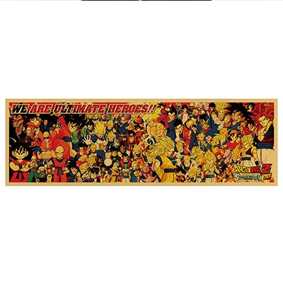 22-70 cm Драконий шар фигурки Супер Саян Гоку хорошо наклейки dragon ball Z фигурка игра карта деко плакат наклейки для детской спальни - Цвет: 22-70 cm