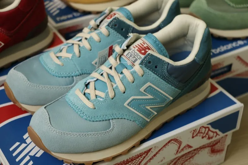 New Balance ML574 Мужская и женская обувь в стиле ретро нейтральная обувь для бега nb574 3 цвета