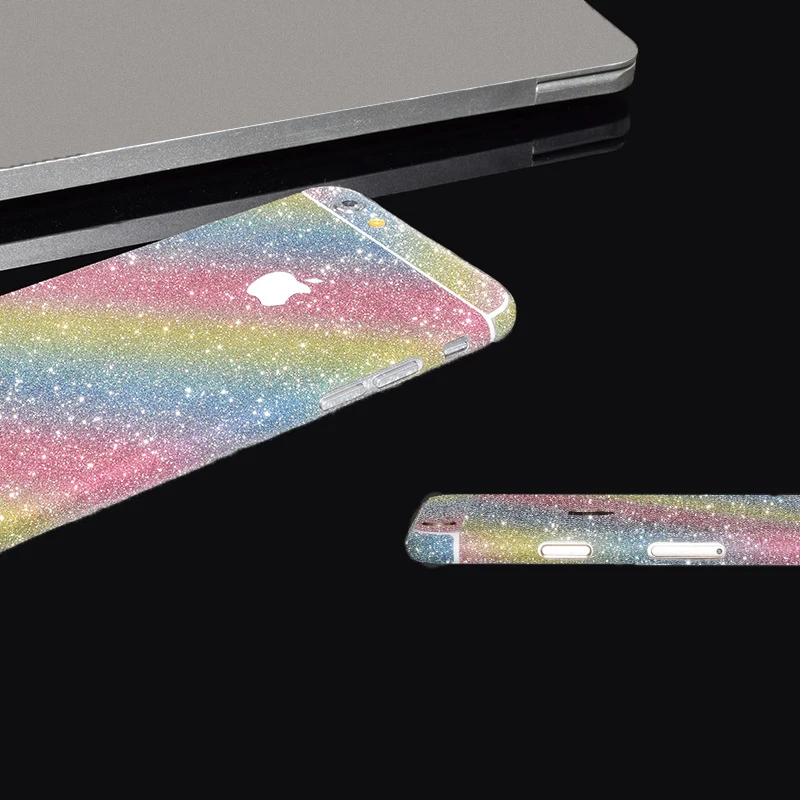 Accnic задняя крышка мобильного телефона Стикеры s для iPhone 6/6s/7/8 plus/6 plus/iPhone 6s Плюс/7 plus/8 plus всего тела с сияющими блестками телефон Стикеры пленка