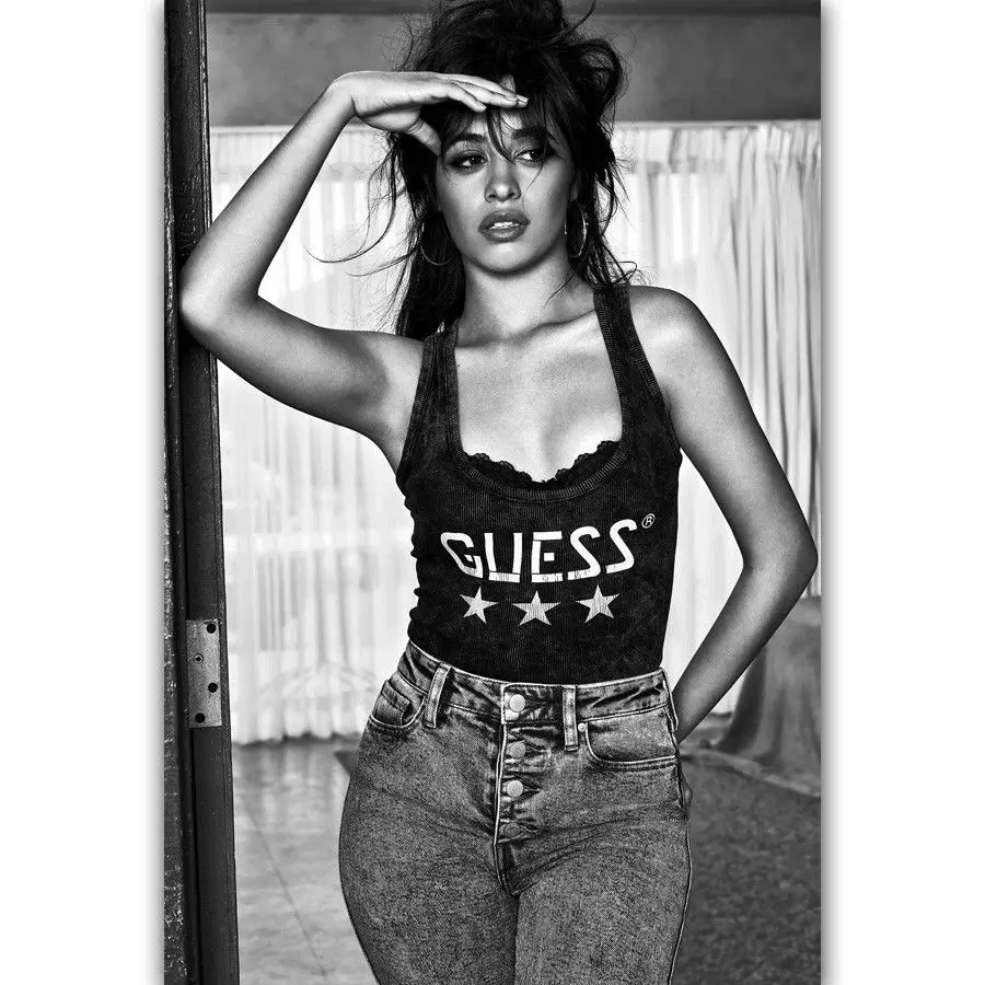 Новинка Camila Cabello поп-красота музыка ПЕВЕЦ-шелк художественный плакат Наклейка на