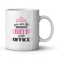 you are the undisputed queen of the office ceramic coffee mug funny birthday gift for coworker perfect christmas present for bos