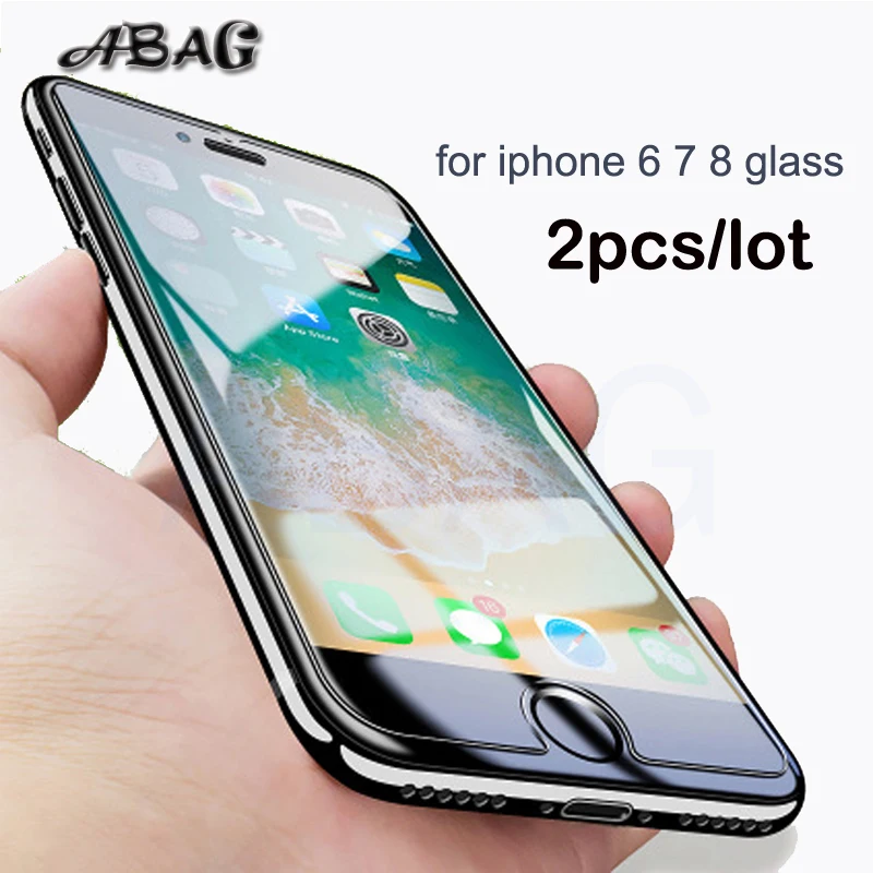 2 шт./лот Ультратонкие защитные пленки для экрана aag 9h 2.5d 0 26 мм Apple iphone 6 7 8X6 plus 7plus 8plus