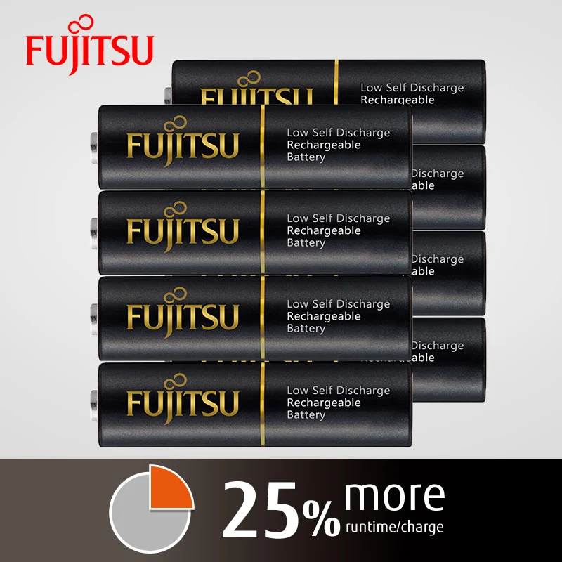 Аккумуляторная батарея Fujitsu 8 шт./2 упаковки 2450 мА · ч AA низкоразряжаемые NiMH
