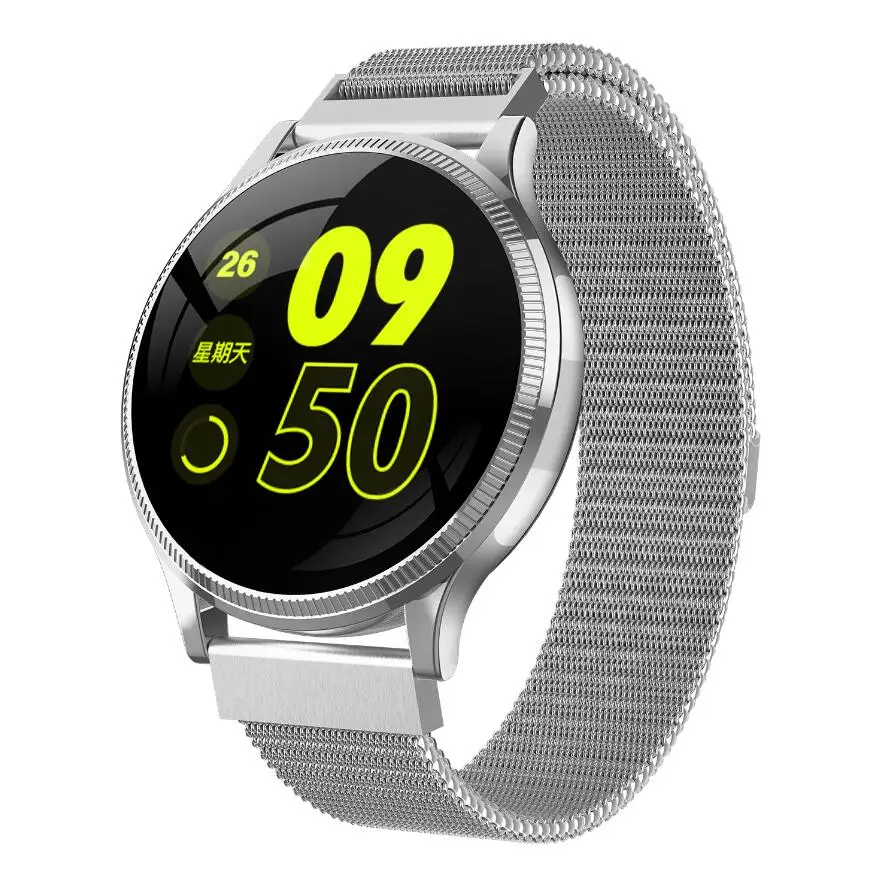 Серебристый Новые умные часы MK08, мужские, IP67, водонепроницаемые, кровяное давление, умные часы, монитор сердечного ритма, спортивный браслет для женщин, для Android IOS - Цвет: Серебристый