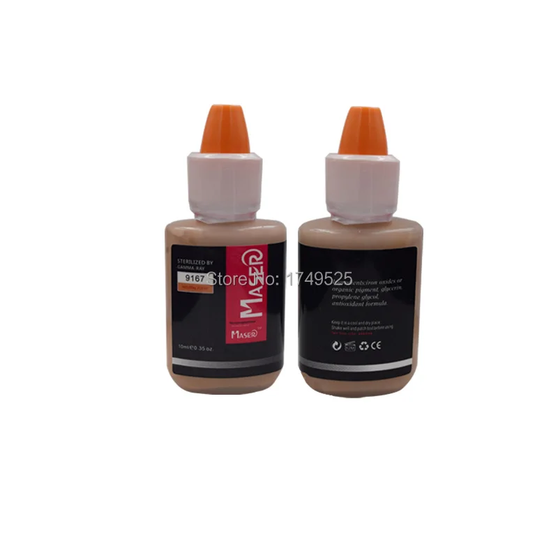 Макияж чернила татуировки 10 мл 9167 нейтральный плоть высокой интенсивности