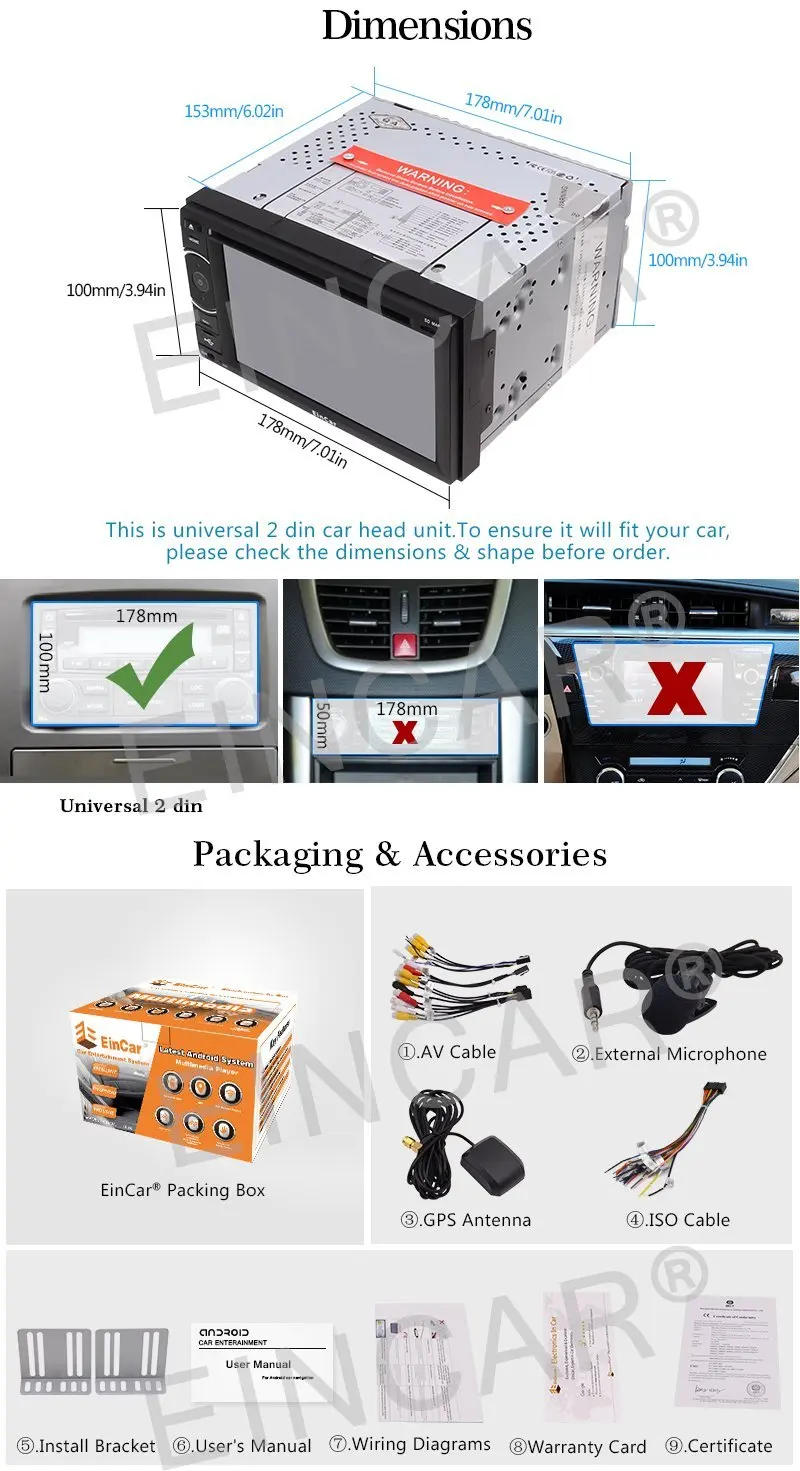 6 2 ''Octa Android 5 1 Автомобильная dvd-навигационная система плеер автомобиля Стерео