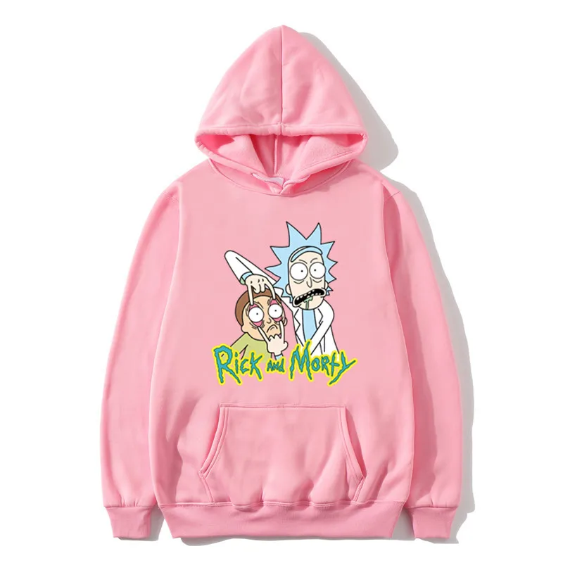 Толстовки с капюшоном Rick and marty, флисовая Мужская толстовка унисекс, брендовая толстовка с капюшоном, повседневный спортивный костюм, пуловер, Прямая поставка, уличная одежда