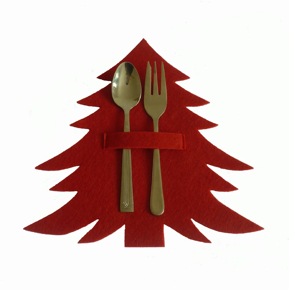 5 шт. Рождественская елка столовая посуда держатель Рождественский Декор подарки
