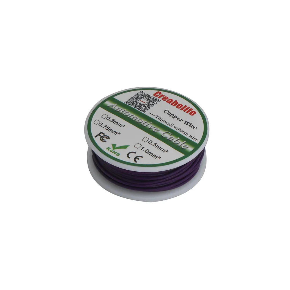 purple 10m 10 м/лот набор золотников 0,5 MM2 автоматический кабель 12/24 V 16/0. 2 мм многожильный медный провод ядер Thinwall автомобильный Автомобильный провод Соединительный провод - Цвет: purple 10m
