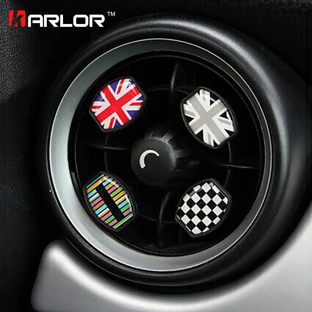 Для mini cooper автомобиль парфюмерные аксессуары авто Стайлинг интерьер слабый аромат Юнион Джек checker стиль освежители воздуха