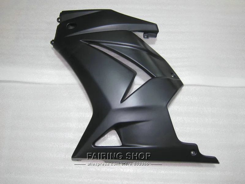 Injection mold ABS plastic fairing kit For Kawasaki ninja 250r 08 09 10-14 2008-2014 matte black EX250 fairings set PO17 | Автомобили и