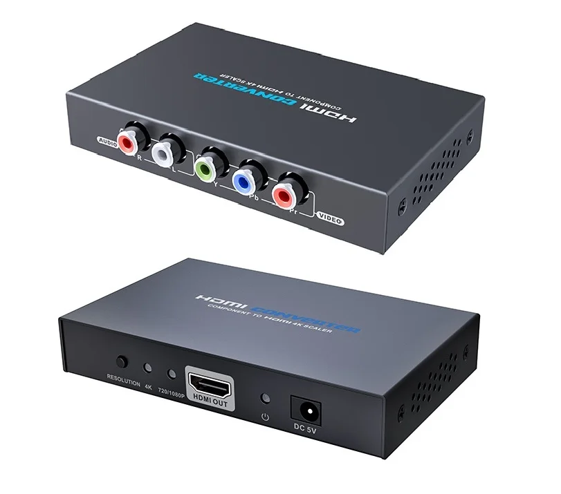 Новый компонент (YPbPr) для скалера HDMI 4K x 2K @ 60Hz Wii/PS2/XBOX/STB/DVD бесплатная