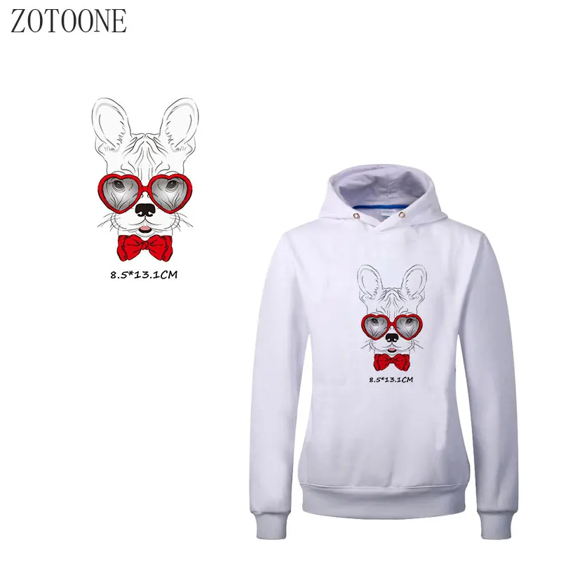 Термоклейкая виниловая наклейка ZOTOONE с изображением животных|Заплатки| |