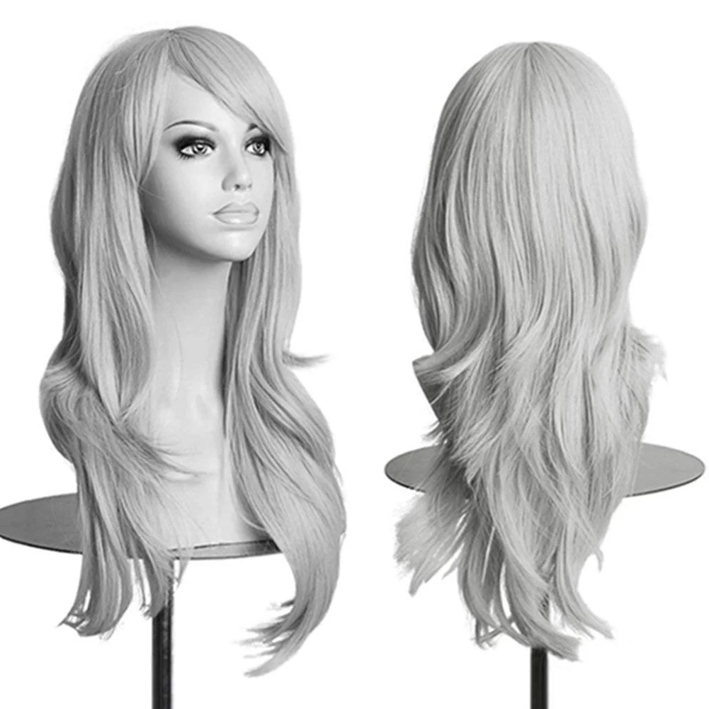 Для женщин Косплэй синтетический парик жаропрочных волокна полный с челкой