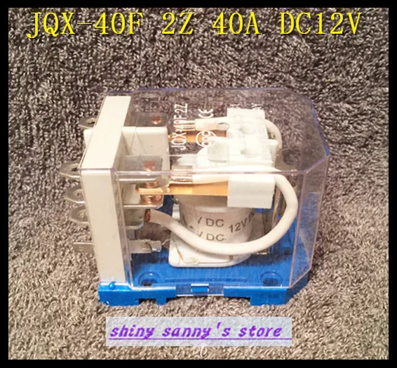 1 шт. JQX-40F 2Z 40A DC 12V катушка реле мощности PCB совершенно новый