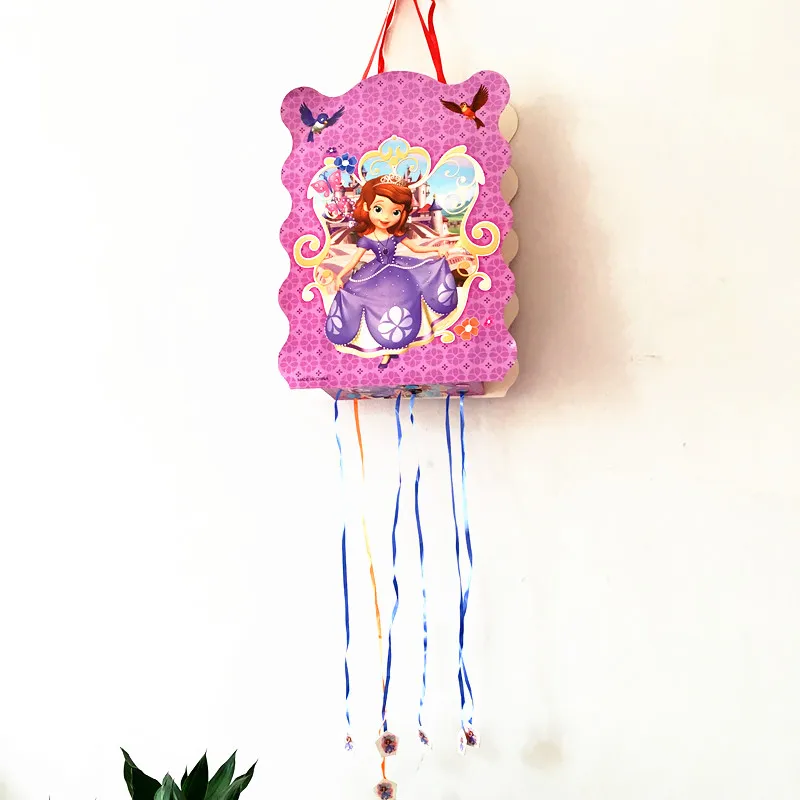 1 компл./лот София Прекрасная складной pinata Дети День рождения украшения игры