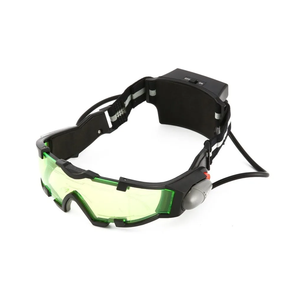 Очки Eyeshield с зелеными линзами регулируемая эластичная лента ночные защитные очки