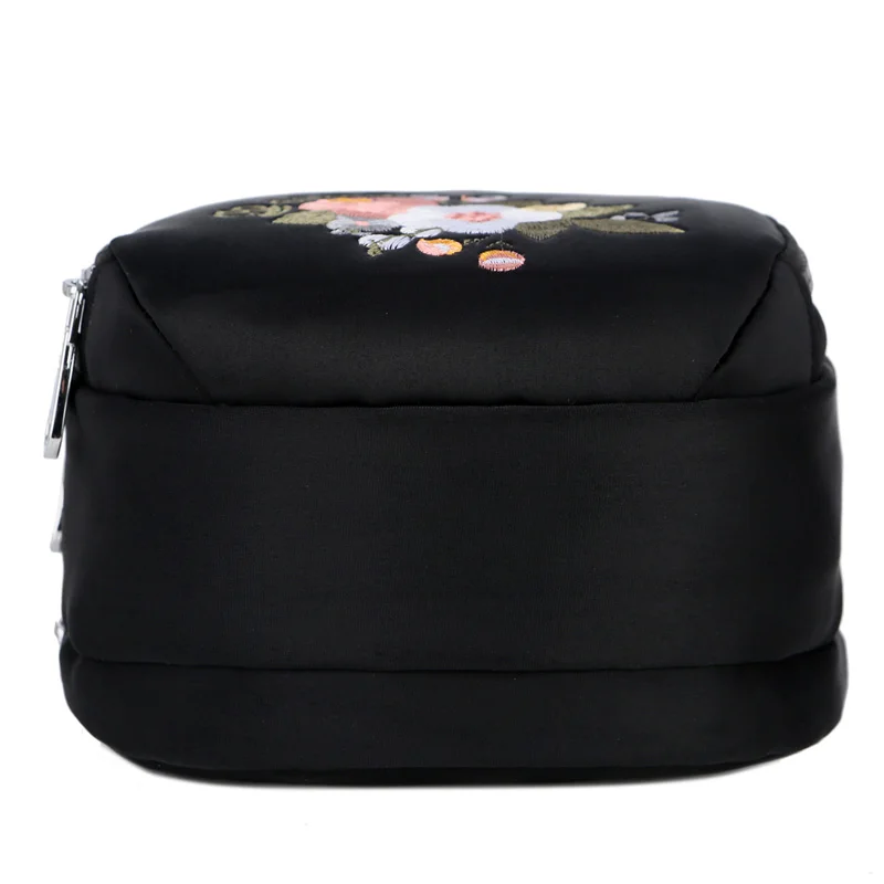 Маленькая женская сумка через плечо однотонная Водонепроницаемая с вышивкой