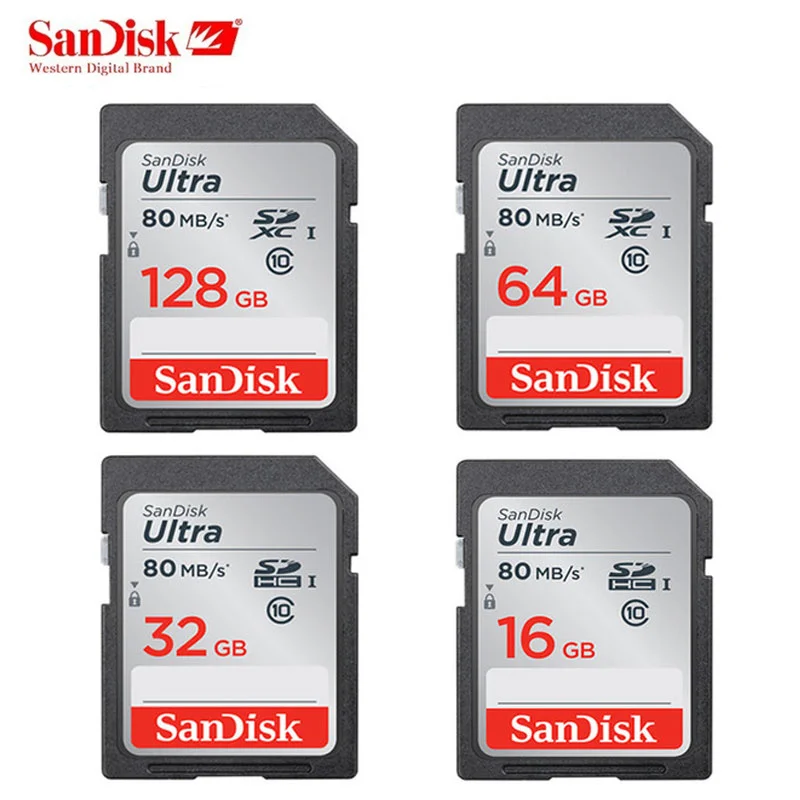 Оригинальный двойной флеш накопитель SanDisk UItra sd карта 16 Гб оперативной памяти 32