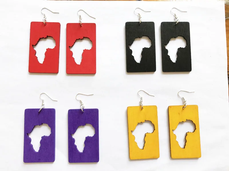 Разноцветные деревянные серьги для модной леди 60 мм|colorful wooden earrings|wooden earringsearrings for