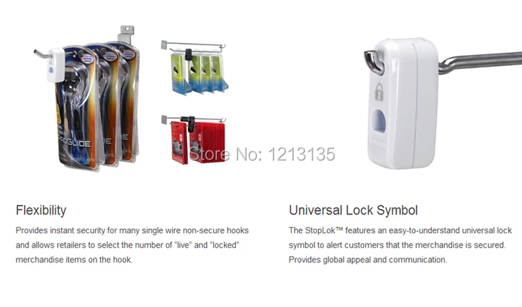 500 штук EAS пластиковые розничные магазины дисплей крюк Анти Развертки кражи СТОП