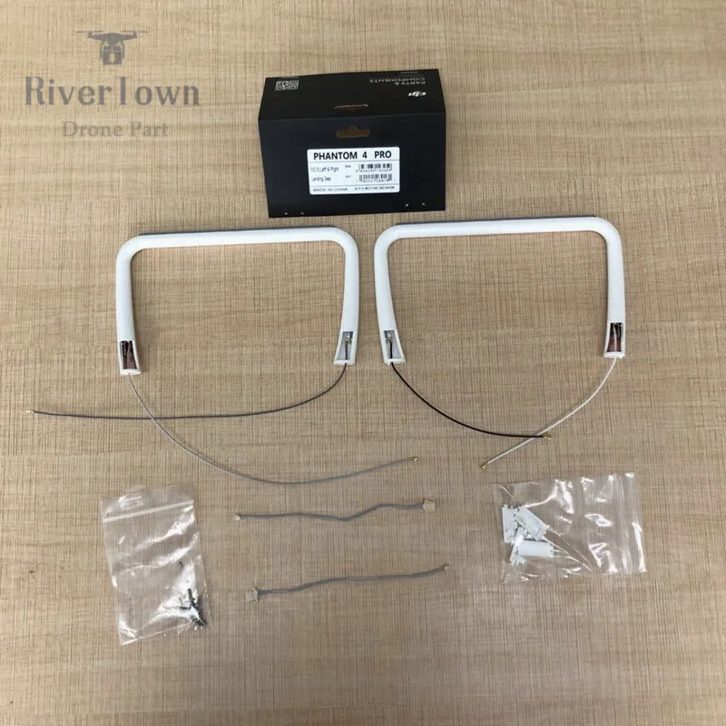1 pair landing gear Подлинная часть корпуса DJI Phantom 4 Pro верхняя средняя крышка шасси с компасом винт запасная часть 5 6 7 для DJI P4P - Цвет: 1 pair landing gear
