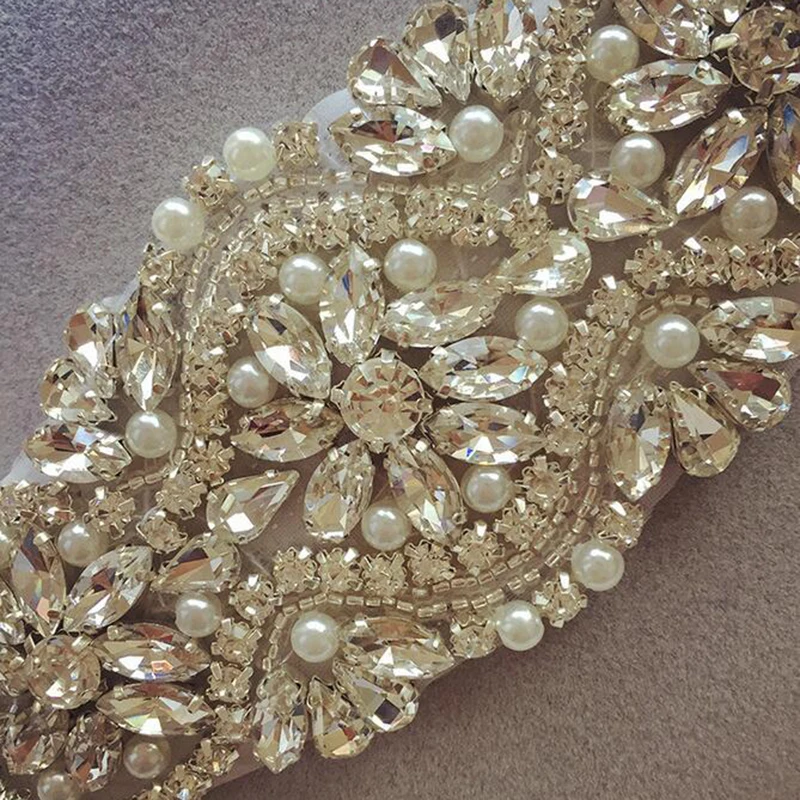 1 шт. серебряное прозрачное блестящее украшение горячая фиксация стразы