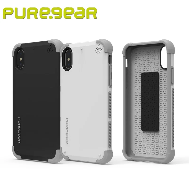 Puregear оригинальный открытый защитные противоударный чехол Shell для iPhone X с