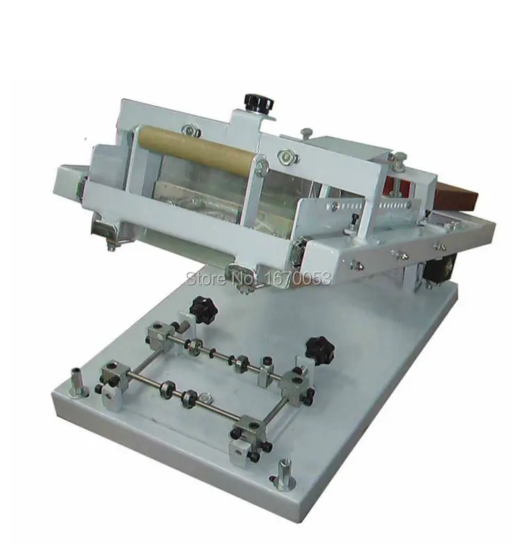 Ручная цилиндрическая трафаретная печатная машина для печати на бутылках/чашках