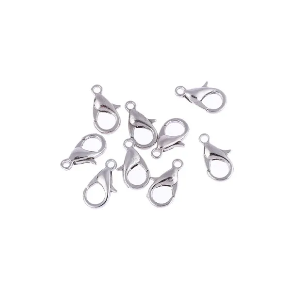 100 шт. модные искусственные застежки с карабином крючки для ожерелий браслетов