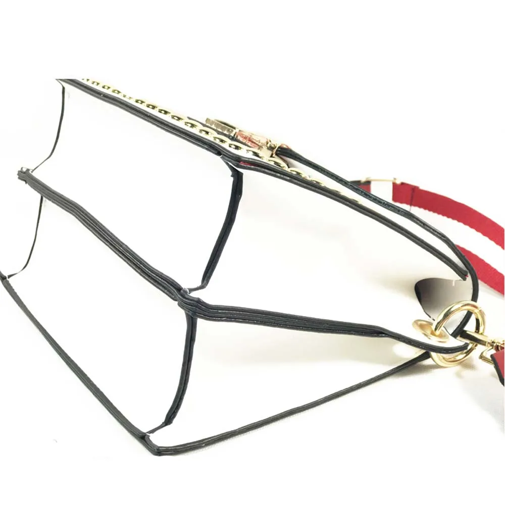 Сумка на плечо женская с вышивкой маленький саквояж кросс боди замком модный